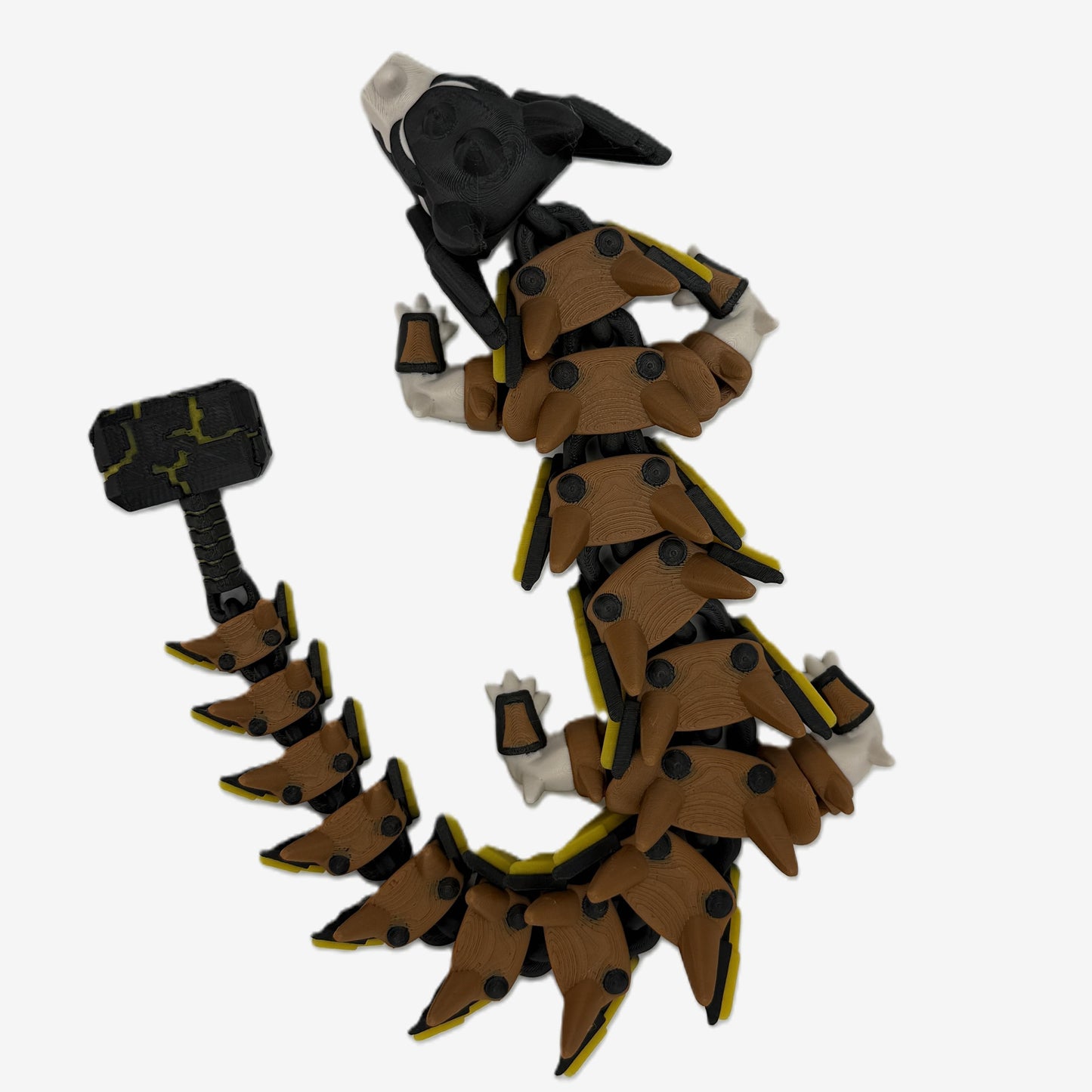 Hammer Dragon – Hero & Villain Collection | 3D Printed Articulated Dragon Figure