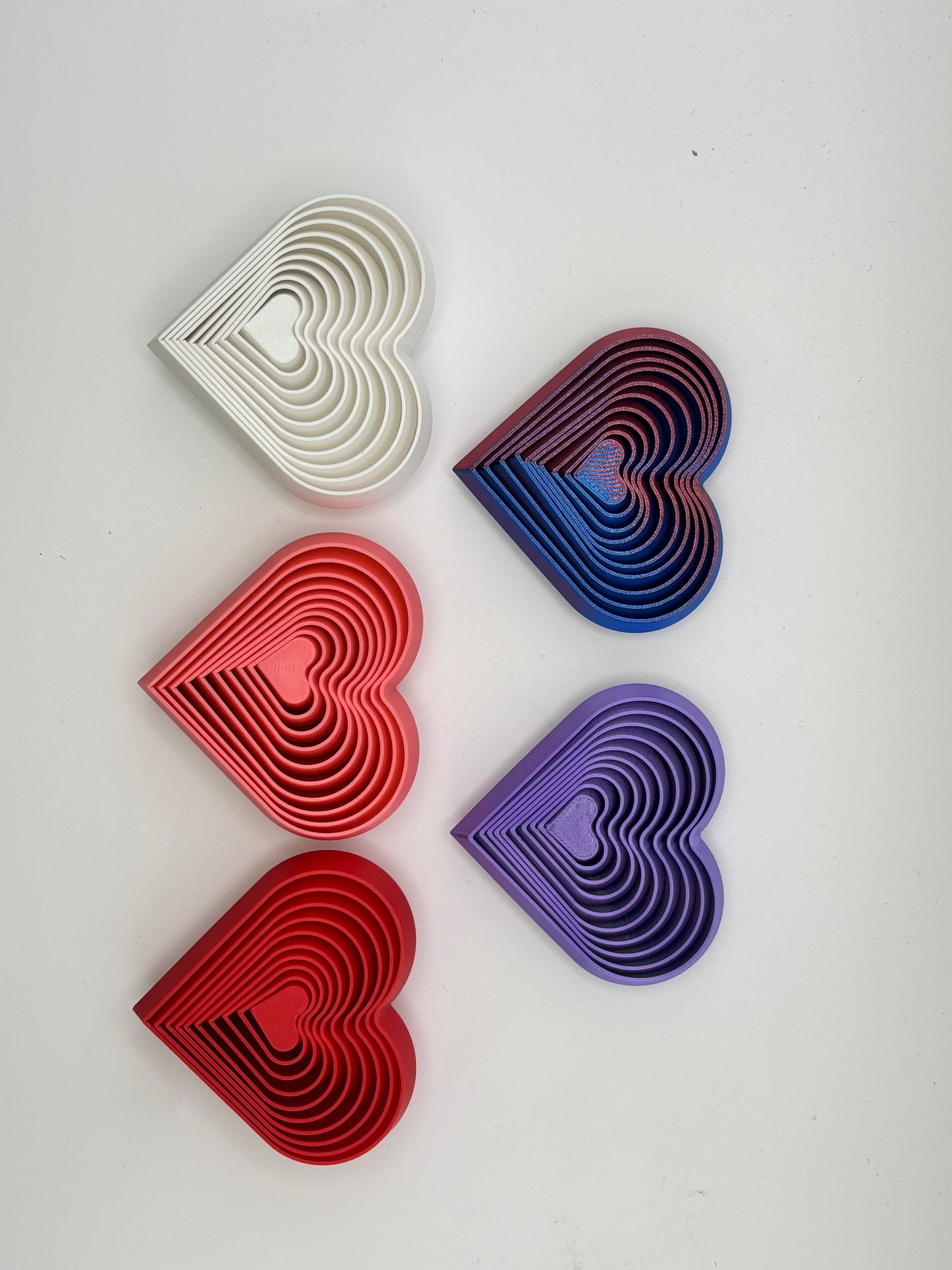 ❤️ Heart-Shaped Telescopic Fidget – Multi-Color Sensory Toy | Summer Vibes Pocket Stress Relief