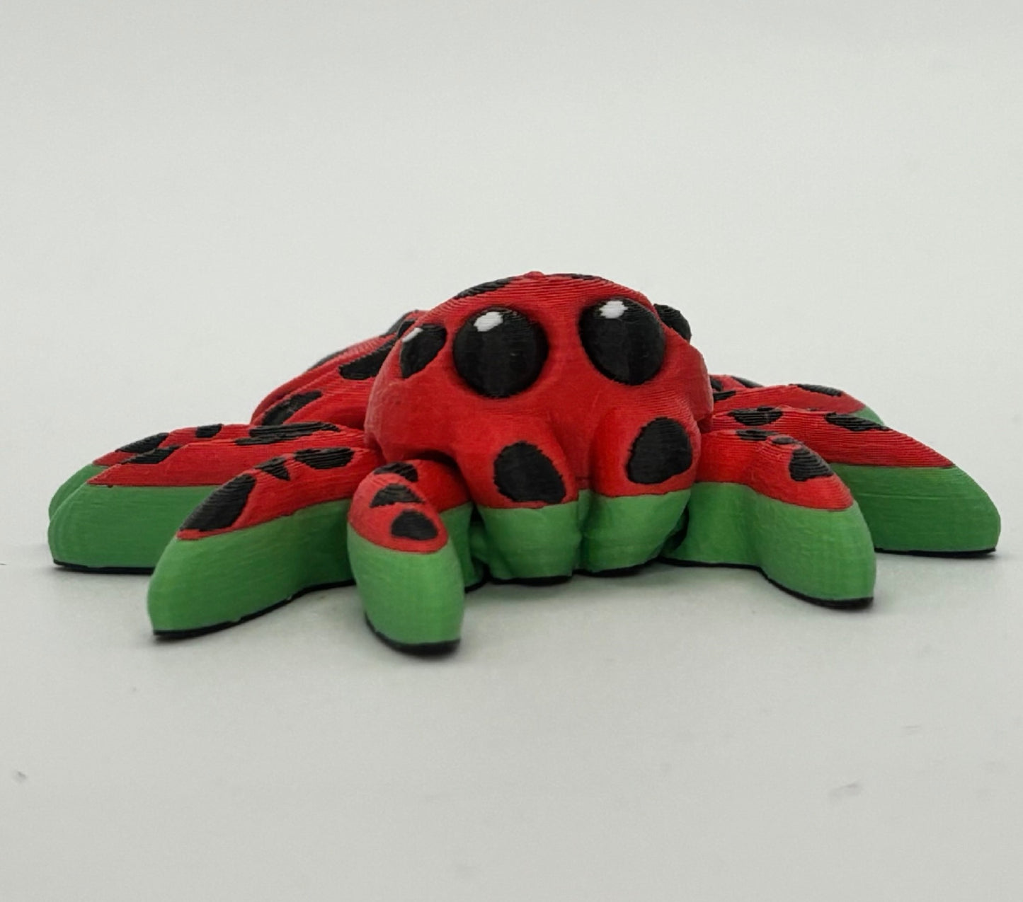 π·οΈ Watermelon Spider β 3D Printed Cute Desk Buddy | Kawaii Creepy-Crawly Decor | Unique Gift for Bug & Fruit Lovers π