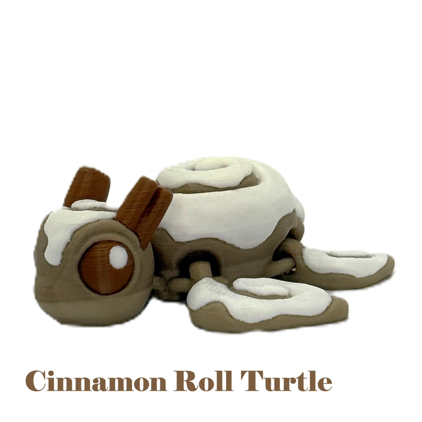 Cinnamon Roll Turtle – Cute Dessert-Inspired Collectible