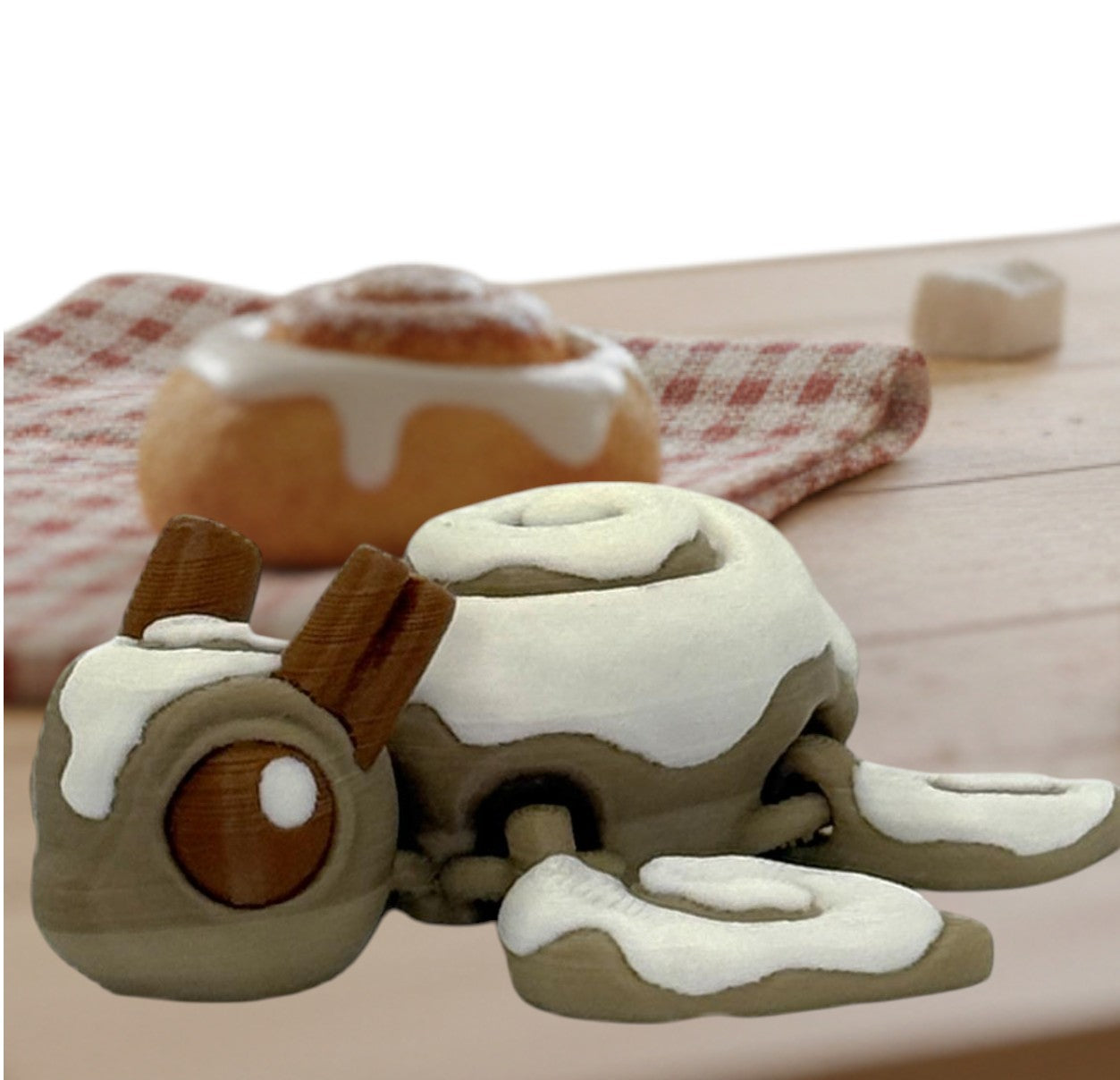 Cinnamon Roll Turtle – Cute Dessert-Inspired Collectible