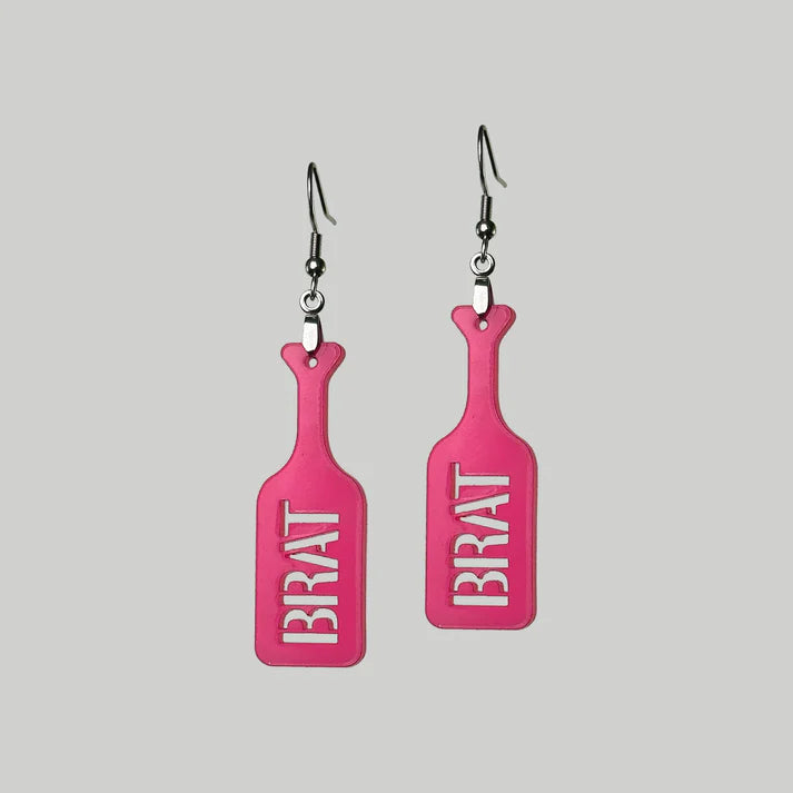 Pink Brat earrings