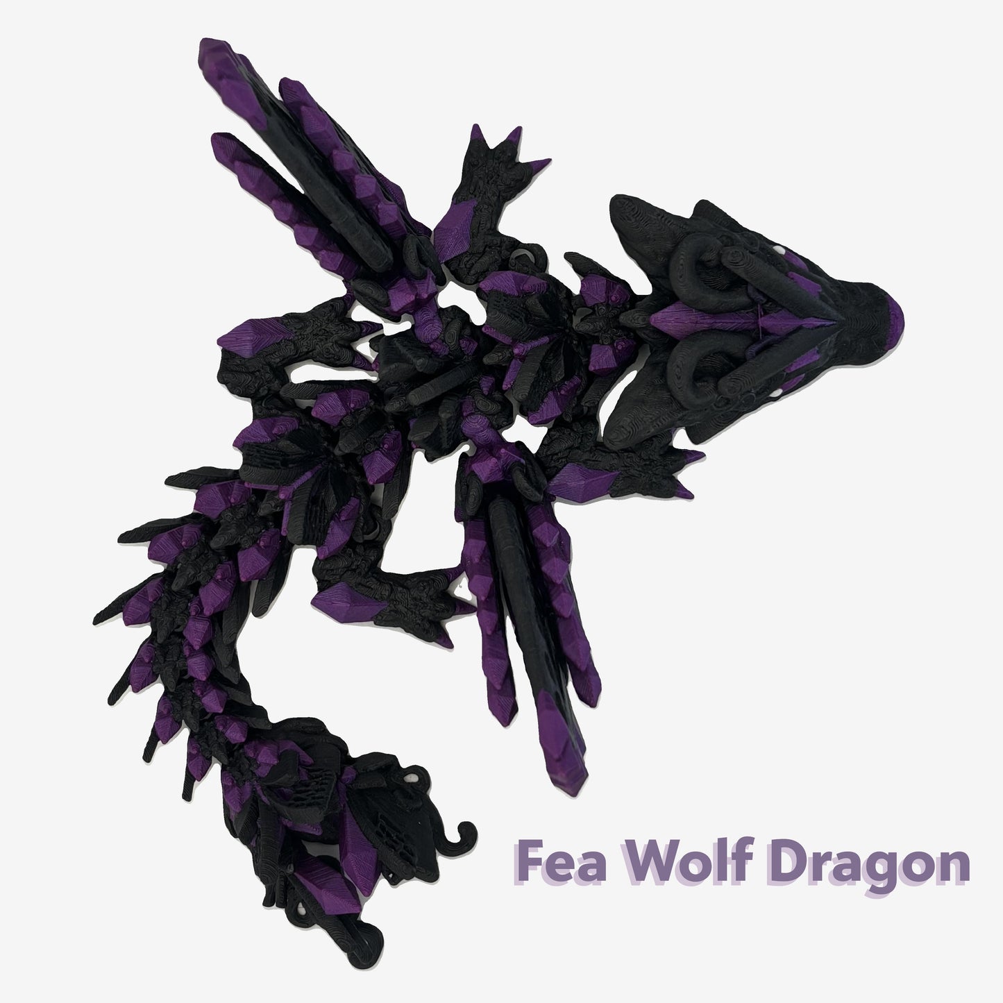 🐉 Fea Wolf Dragon – Open Wing Design