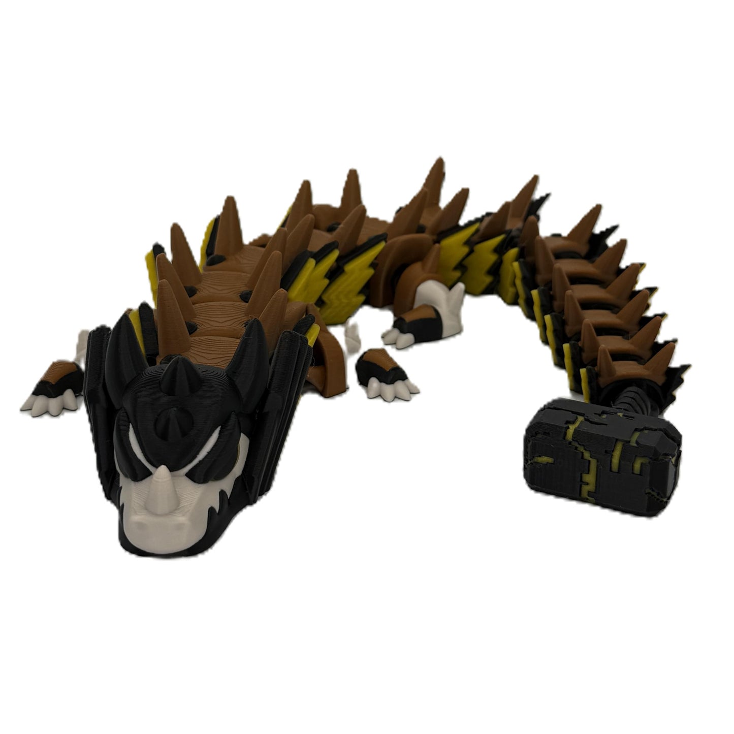 Hammer Dragon – Hero & Villain Collection | 3D Printed Articulated Dragon Figure