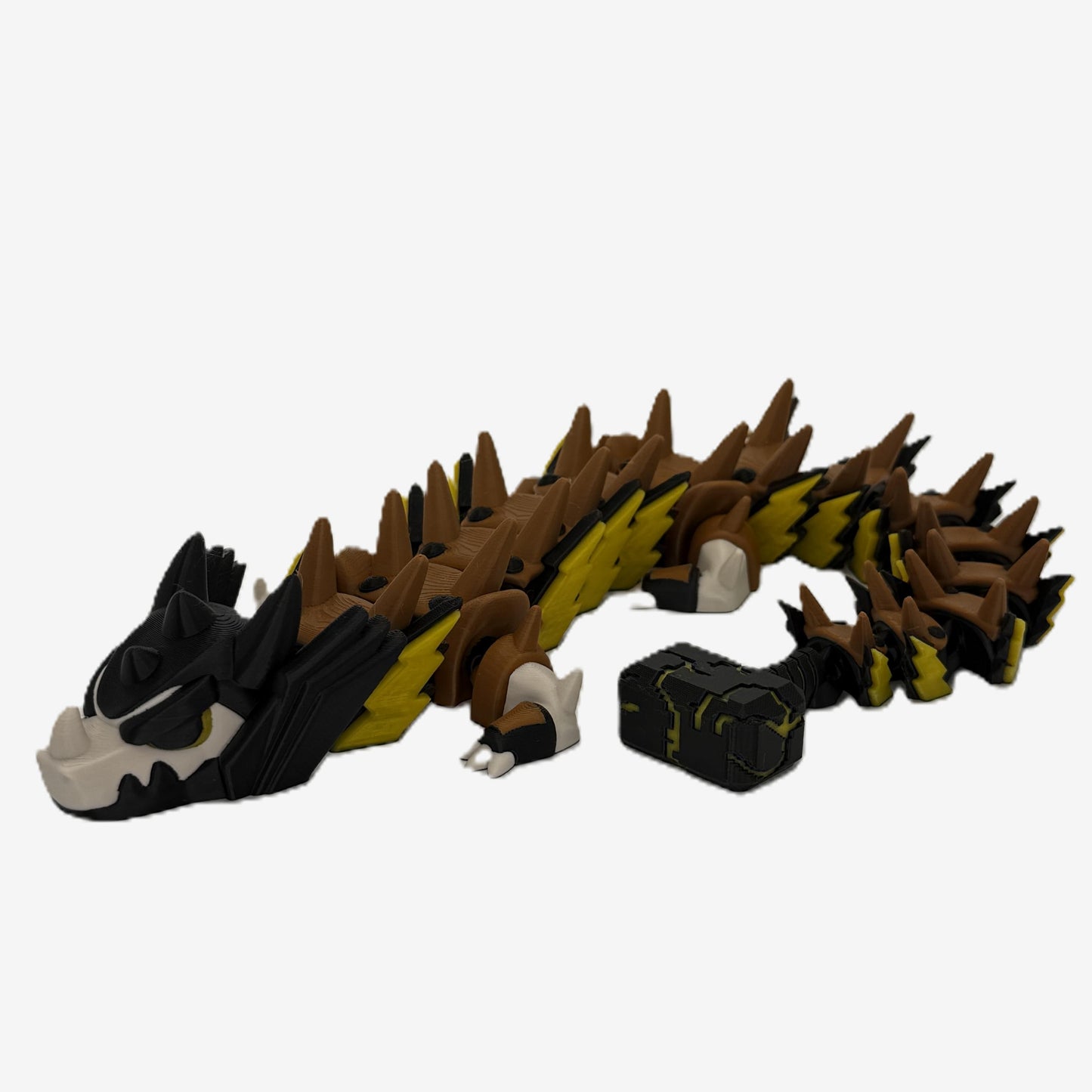 Hammer Dragon – Hero & Villain Collection | 3D Printed Articulated Dragon Figure