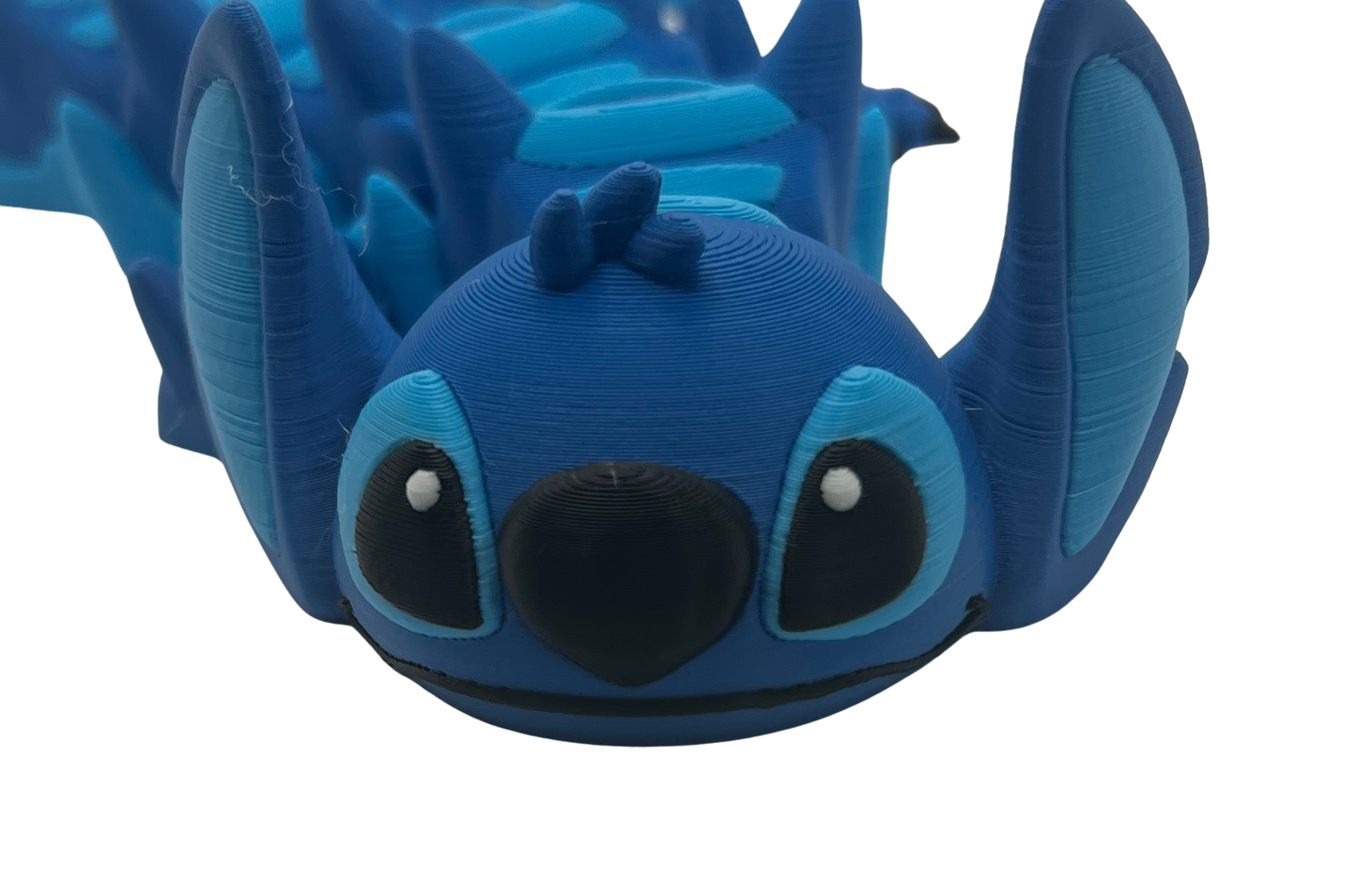 Blue Alien Dragon – 3D Printed Articulated Collectible Toy